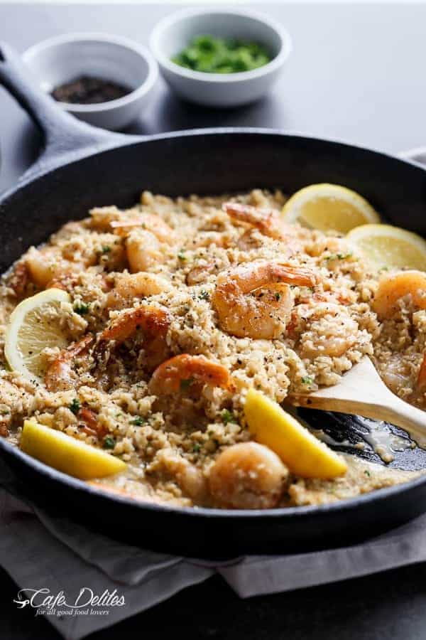 Master the Ultimate Low Carb Creamy Garlic Shrimp Risotto Recipe